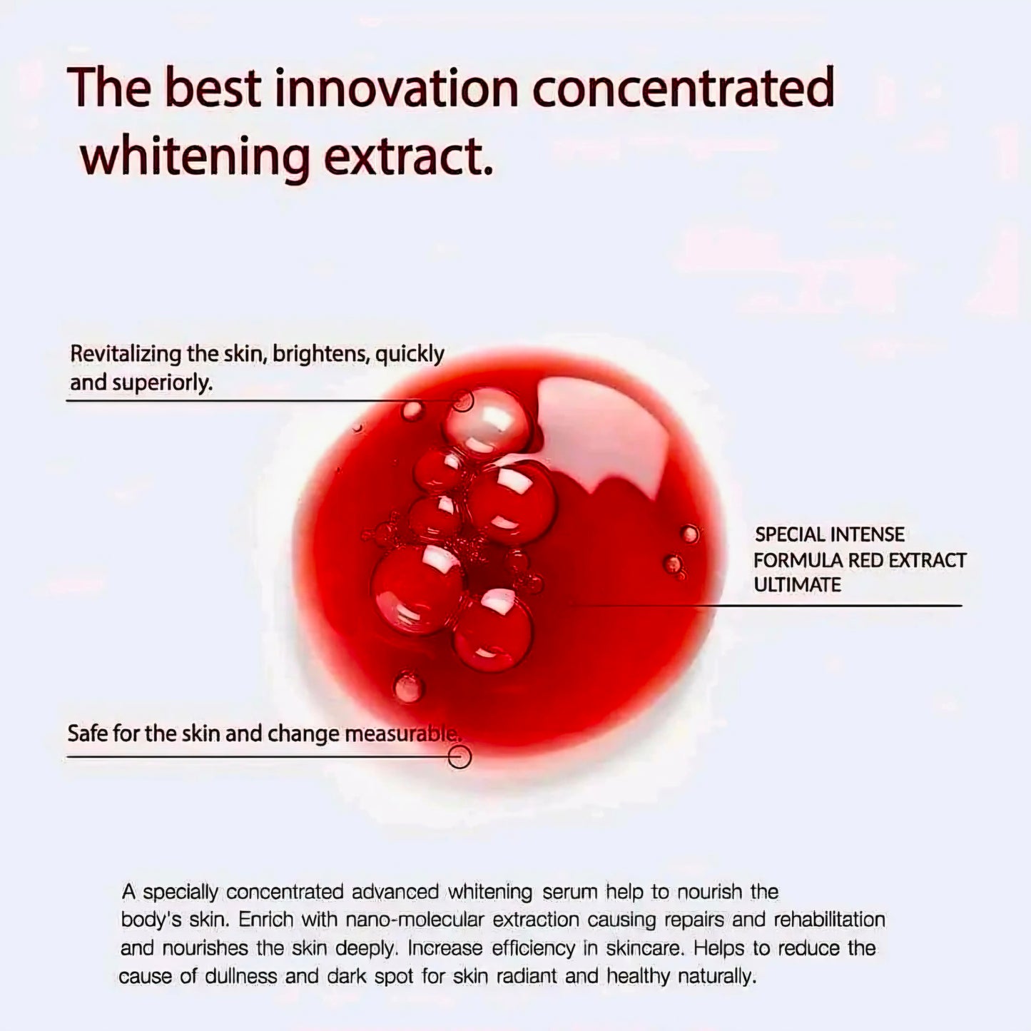 The Elf NANO WHITE DOSE Premium White Plus+ Serum 60ml