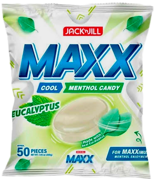 JACK&JILL MAXX COOL EUCALYPTUS MENTHOL CANDY 4G×50-PCS