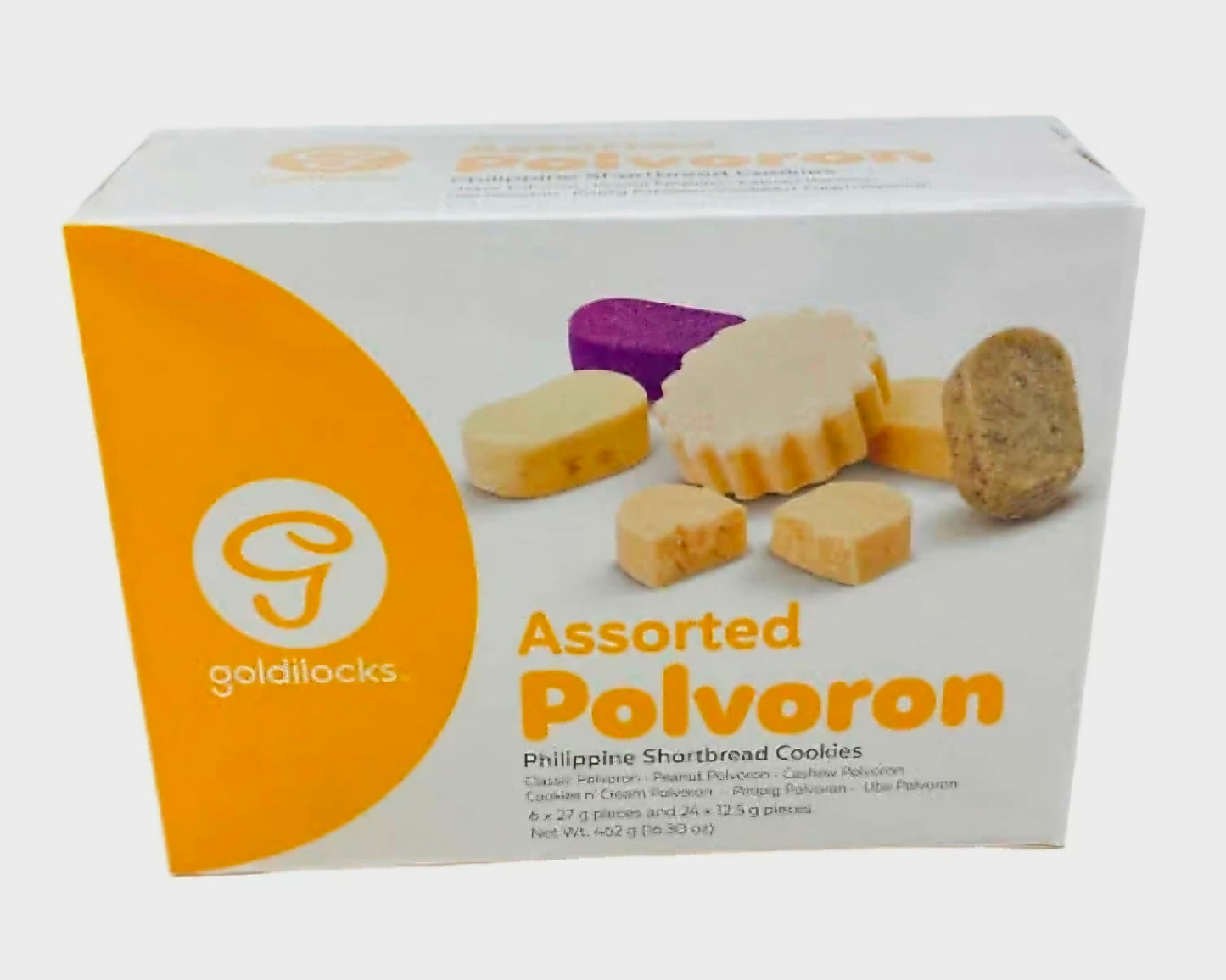 Goldilocks ASSORTED POLVORON 30-piece 462g SHARE PACK