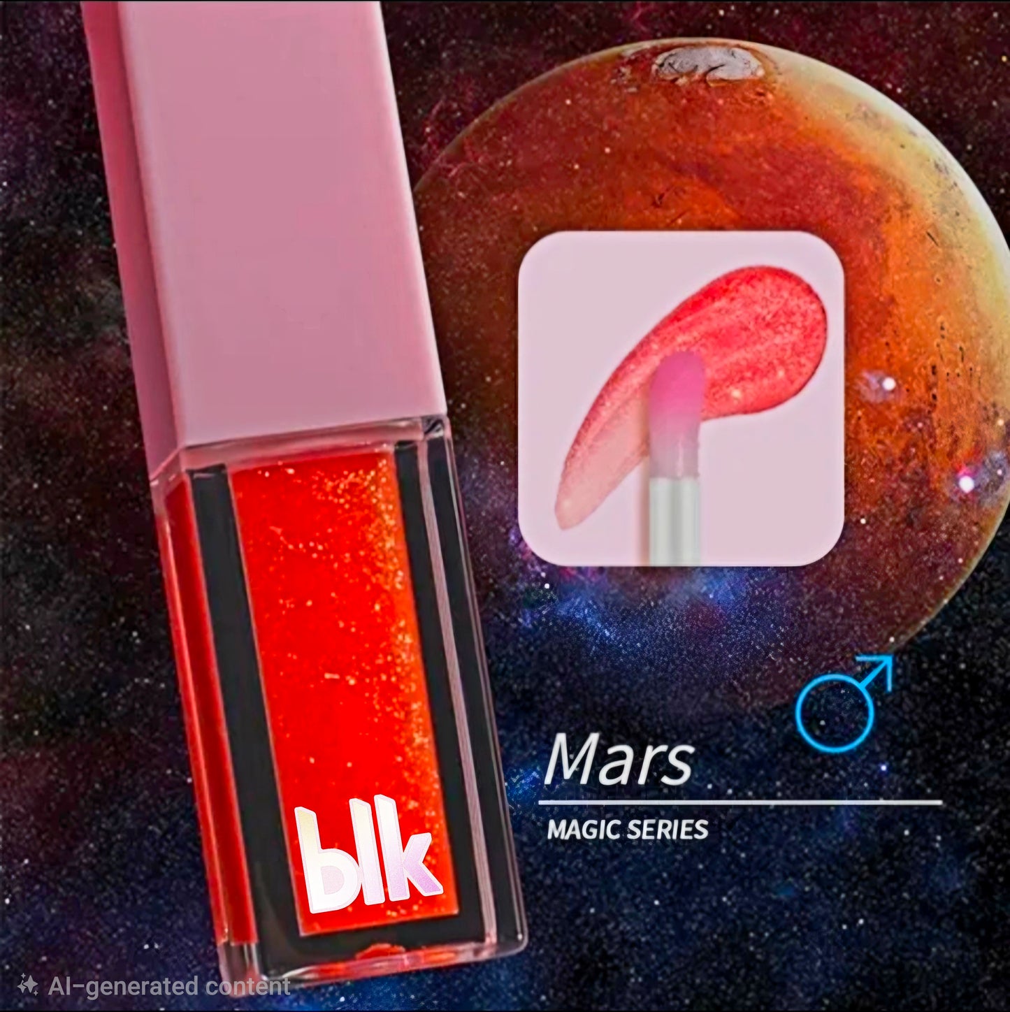 BLK Organic Vegan Plumping & Moisturizing Lip Oil Tint Glow FRUIT COLORS 10ml
