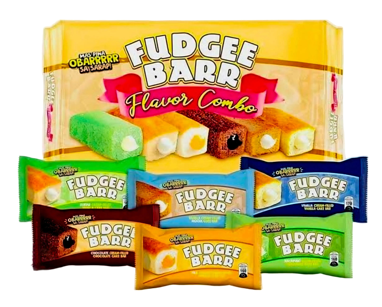 FUDGEE BARR FLAVOR COMBO 42G×10 (19/05/27)