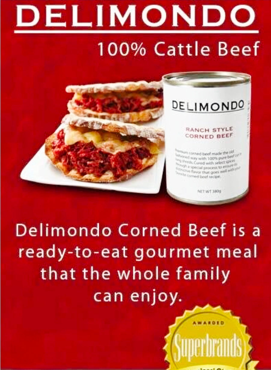 Delimondo RANCH STYLE CORNED BEEF 380g LARGE