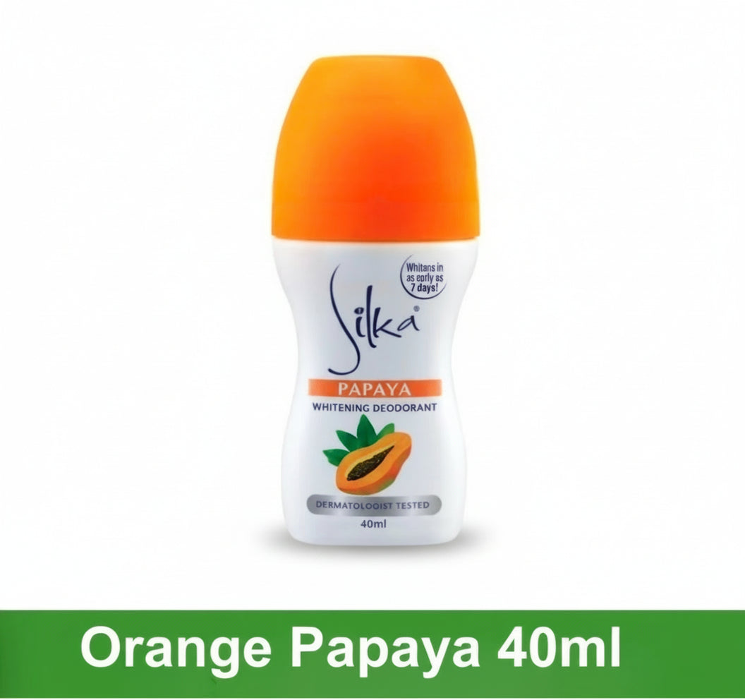 SILKA Orange Papaya Deodorant Roll-On 40ml (ORANGE)