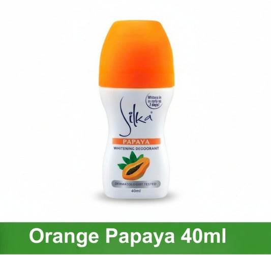 SILKA Orange Papaya Deodorant Roll-On 40ml (ORANGE)