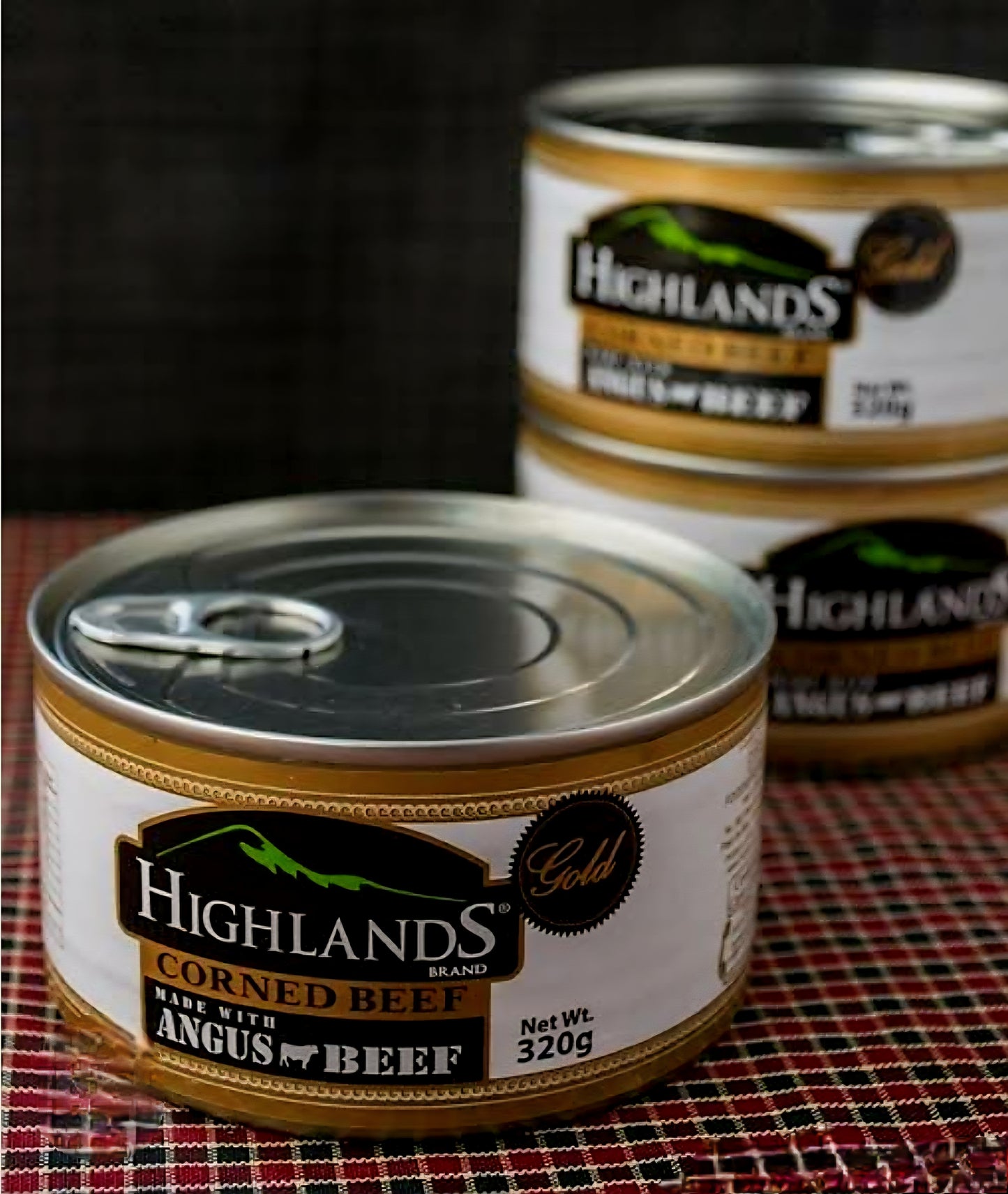 Highlands ANGUS BEEF Corned Beef 320g FLAT TIN