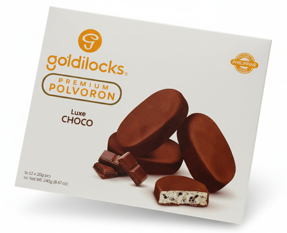 Goldilocks PREMIUM POLVORON LUXE CHOCO 20g×12pcs