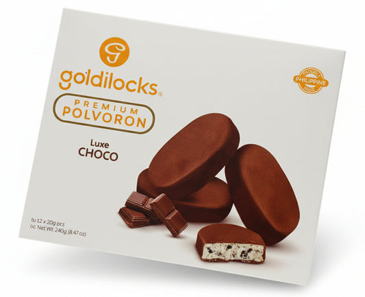 Goldilocks PREMIUM POLVORON LUXE CHOCO 20g×12pcs
