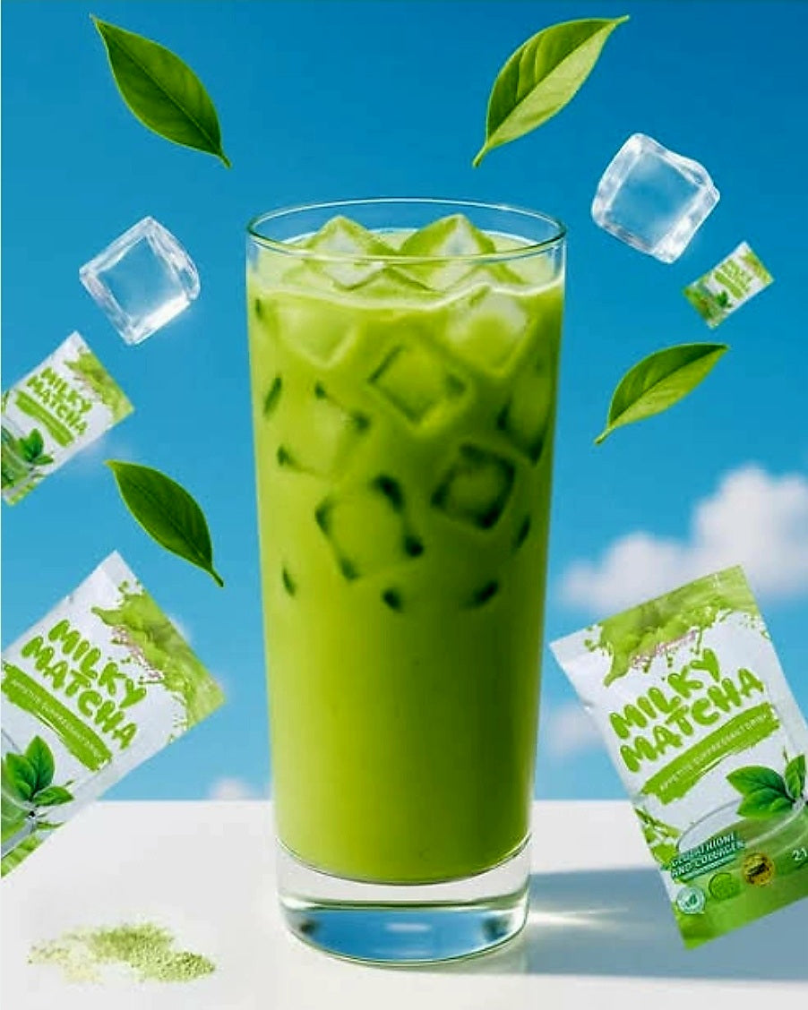 Glowming MILKY MATCHA 21g × 10 sachets APPETITE SUPPRESSANT DRINK