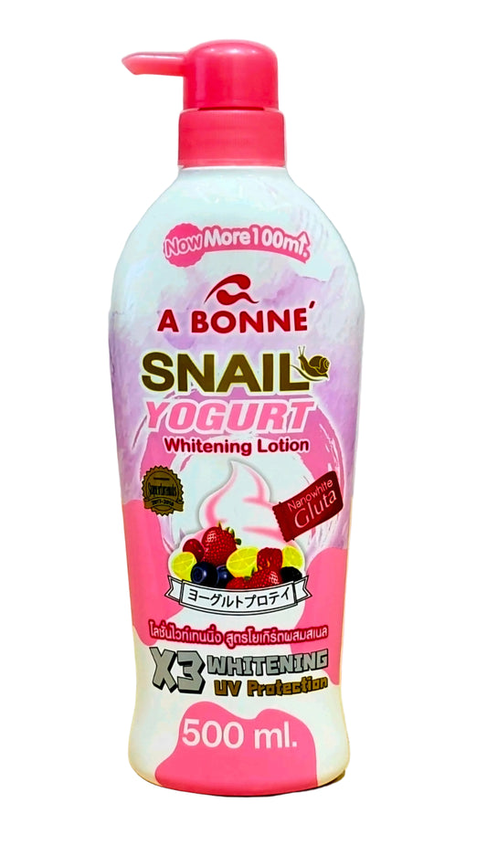 A BONNE' Snail Yogurt Whitening Lotion 500ml
