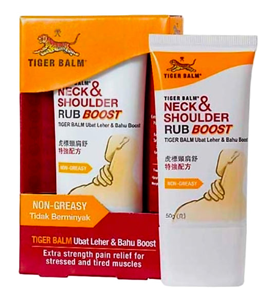 Tiger Balm NECK & SHOULDER RUB BOOST (STRONG) 50ml Authentic Thailand