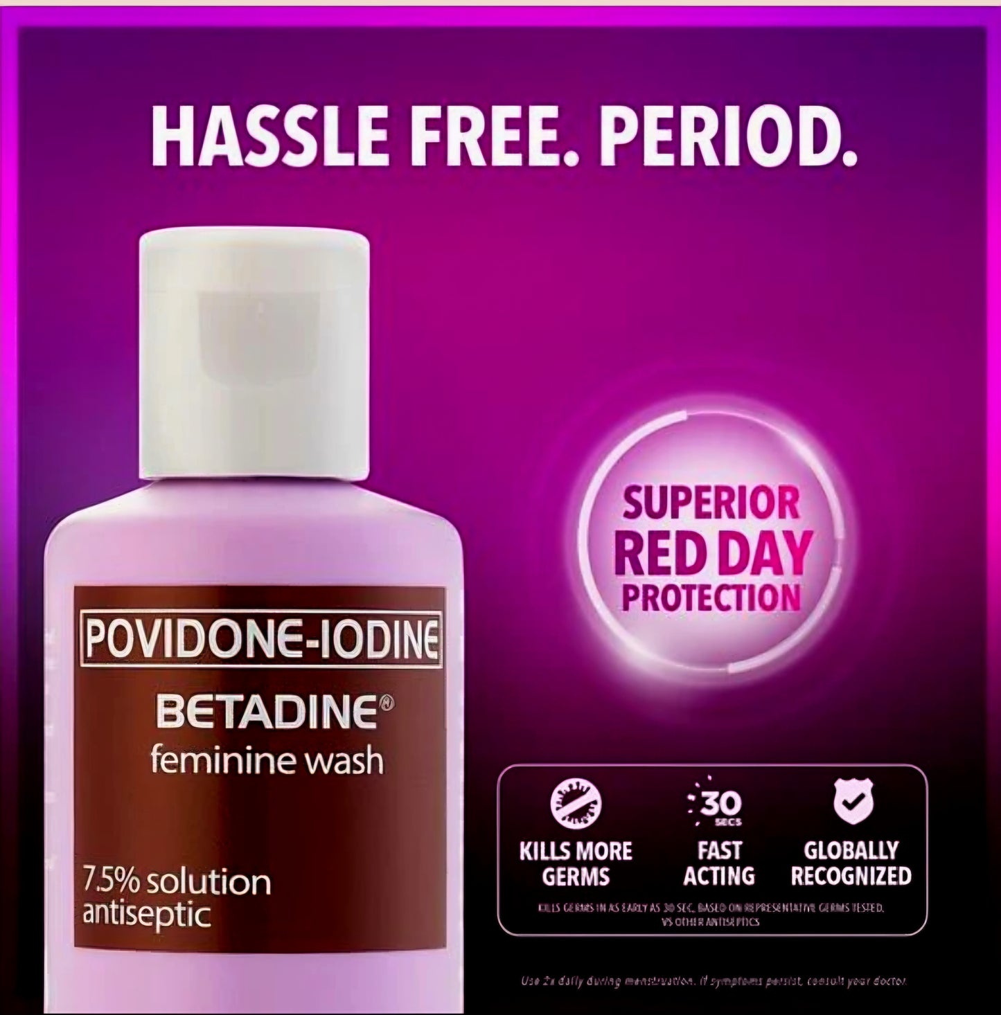 BETADINE Povidone-Iodine FEMINE WASH 50ml