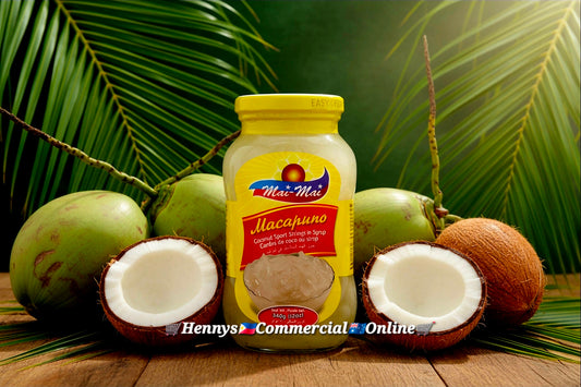 MAI-MAI MACAPUNO COCONUT STRINGS IN SYRUP 340G