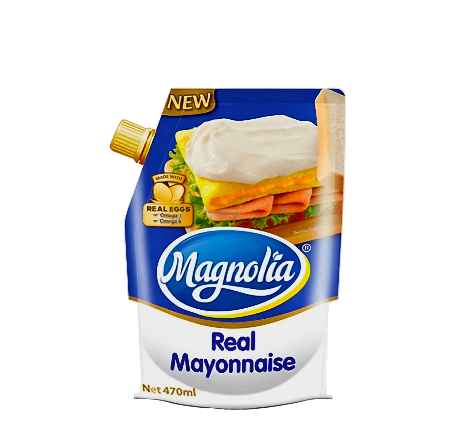 Magnolia REAL MAYONNAISE 470ml Large Pouch Resealable Cap