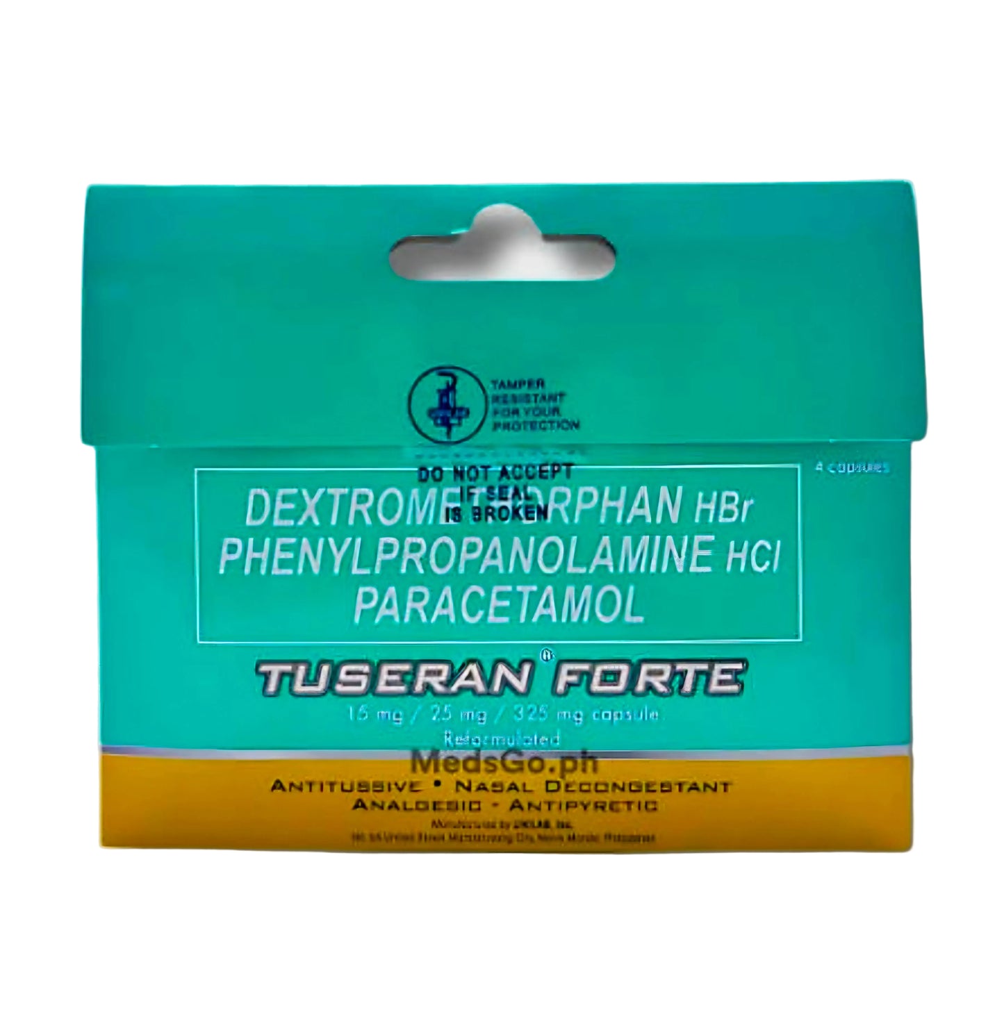 TUSERAN FORTE 4-capsules TRAVEL PACK