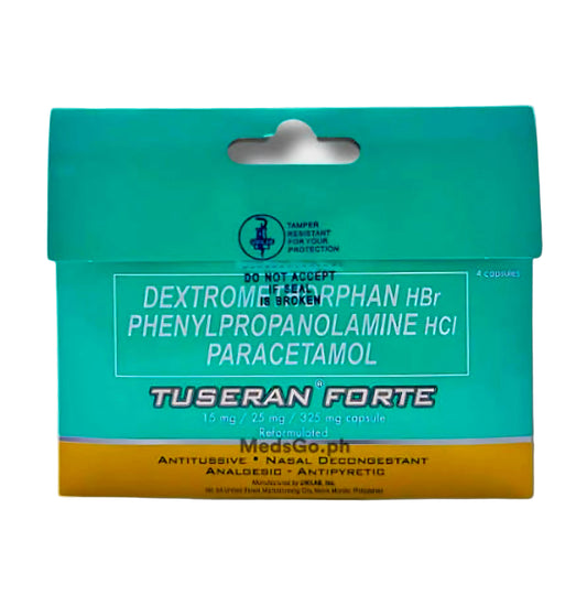 TUSERAN FORTE 4-capsules TRAVEL PACK