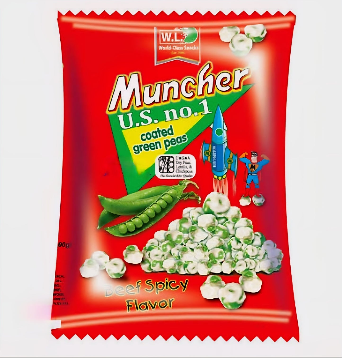 WL MUNCHER Coated Green Peas 200g