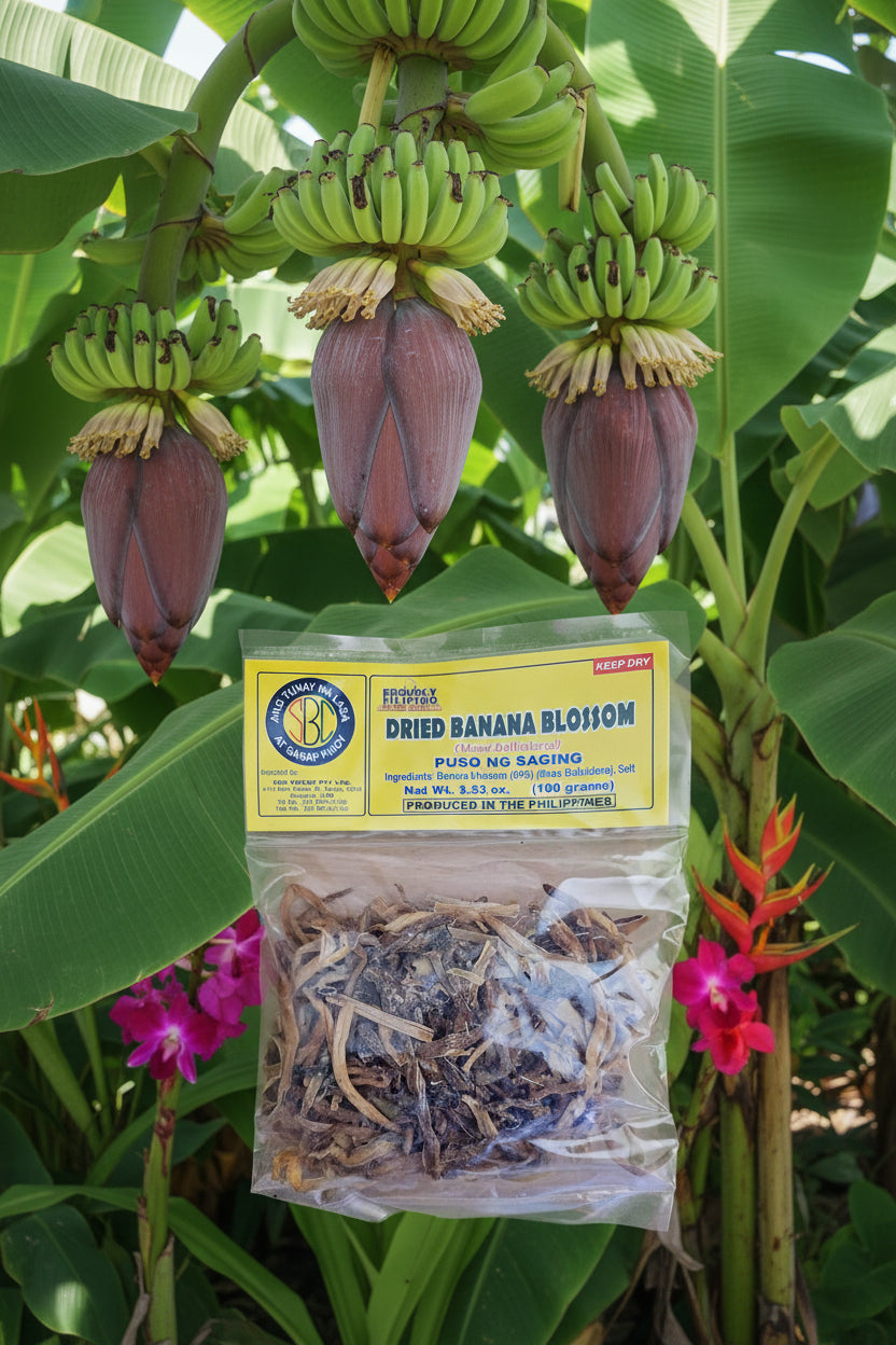 SBC DRIED BANANA BLOSSOM 100G (21/04/28)