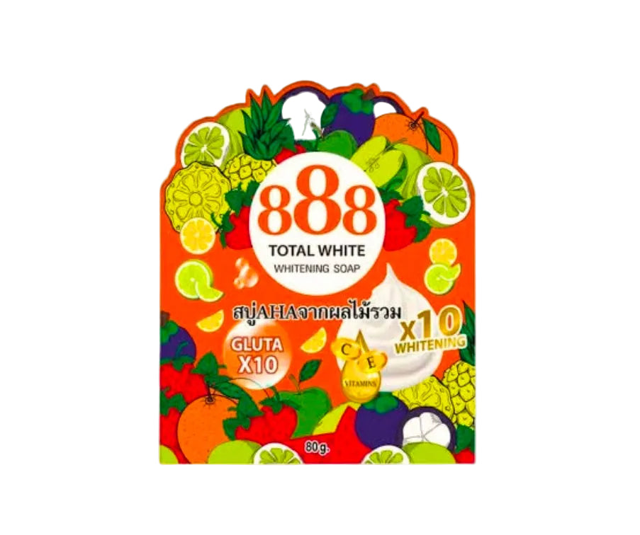 888 TOTAL WHITE GLUTAX10 WHITENING SOAP 80G