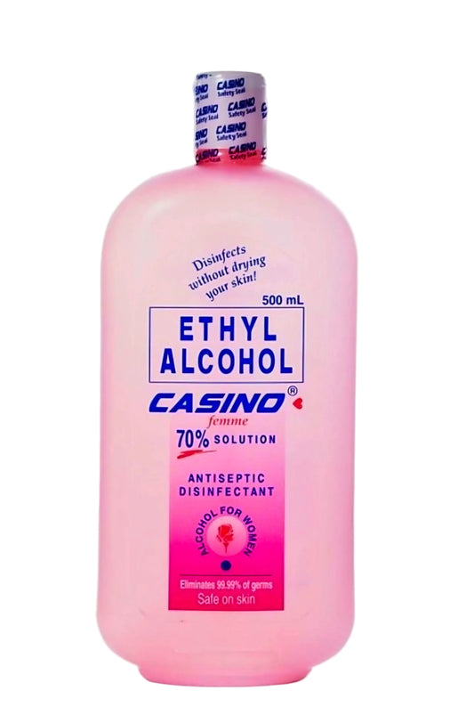 CASINO Femme Ethyl Alcohol 70% Solution 500ml Antiseptic Disinfectant