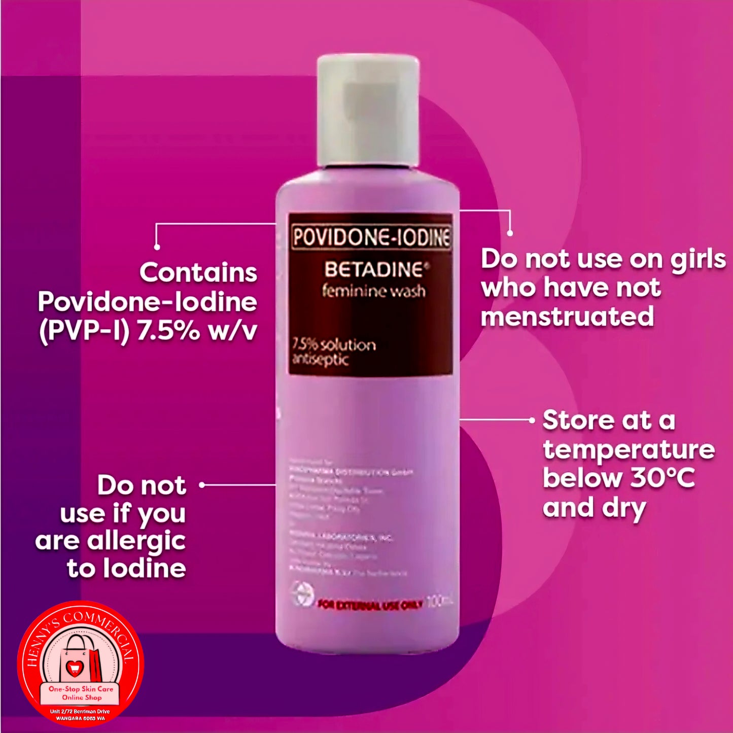 BETADINE FEMENINE WASH 50ML