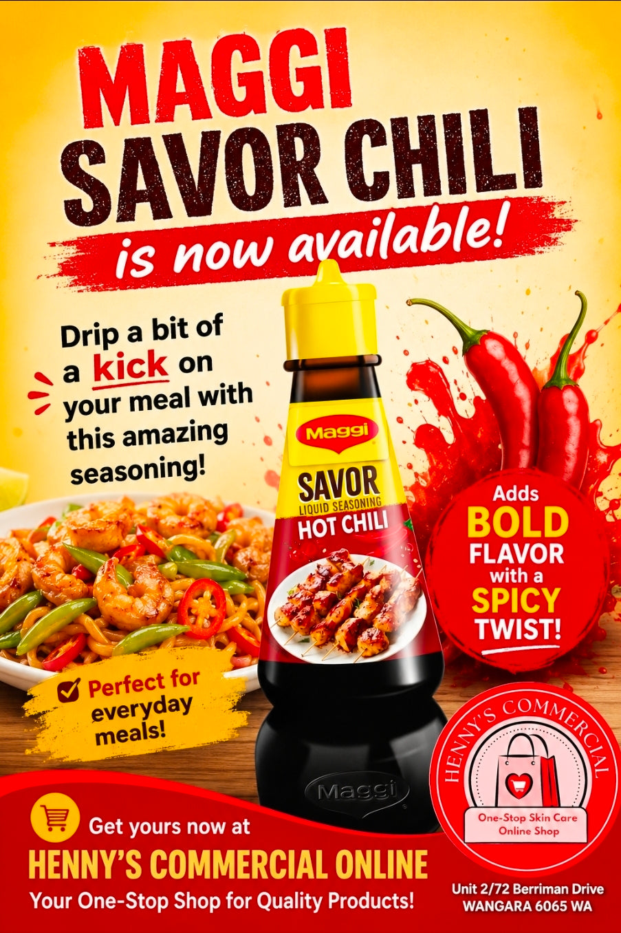 MAGGI SAVOR LIQUID SEASONING HOT CHILI 130ml (29/04/27)