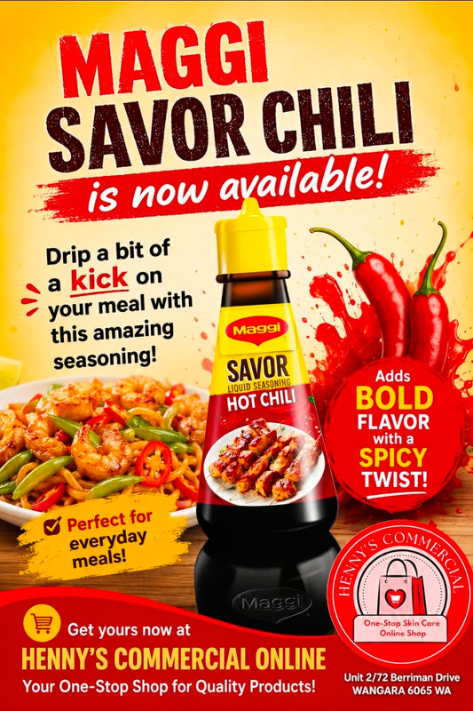MAGGI SAVOR LIQUID SEASONING HOT CHILI 130ml (29/04/27)