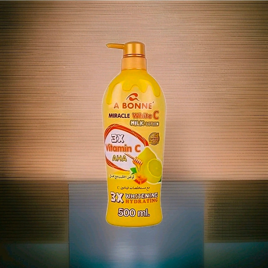 A BONNE' Miracle White C Milk Lotion 3X VITA-C AHA 500ml