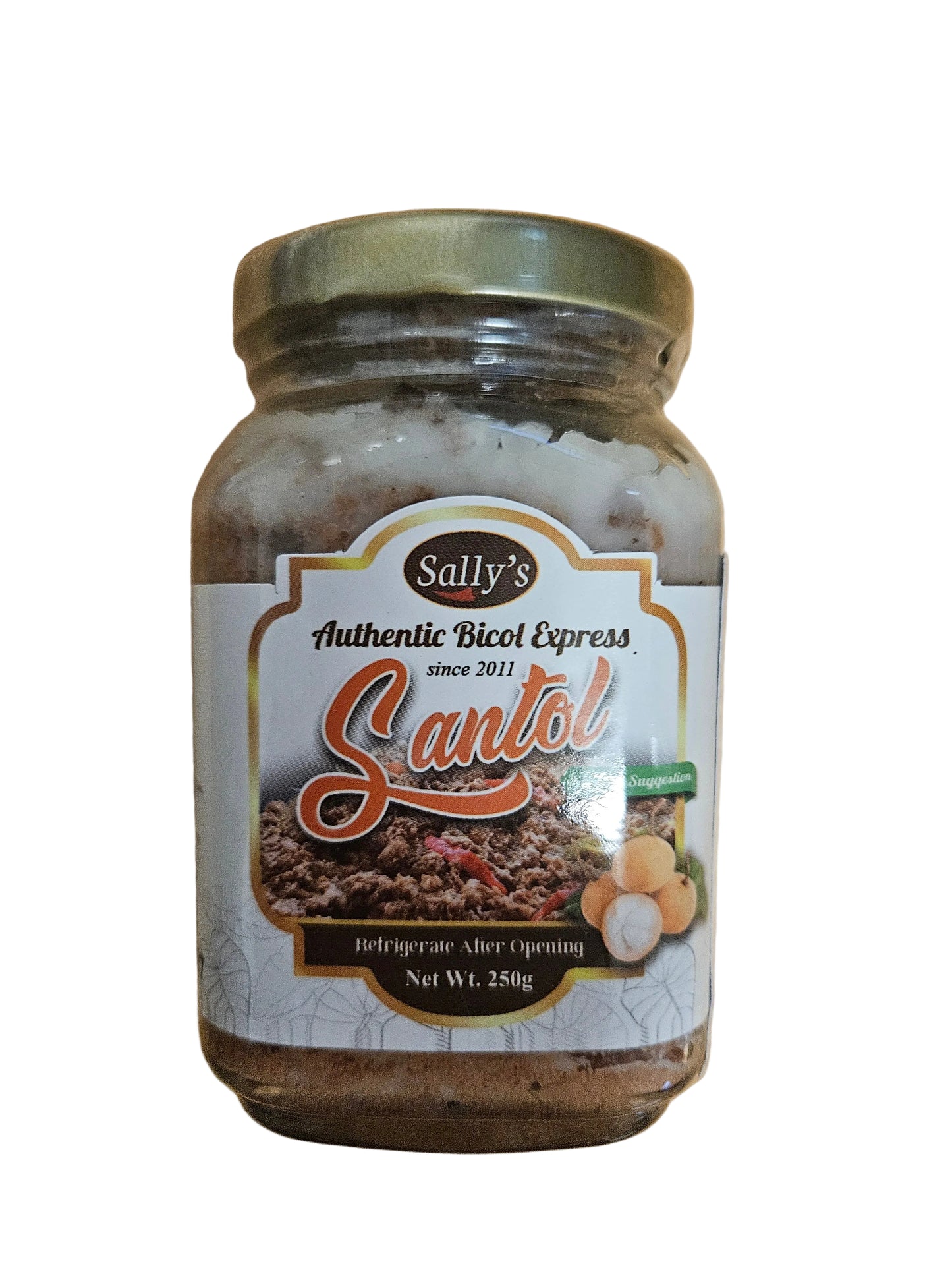 SALLY'S AUTHENTIC BICOL EXPRESS SANTOL 250G