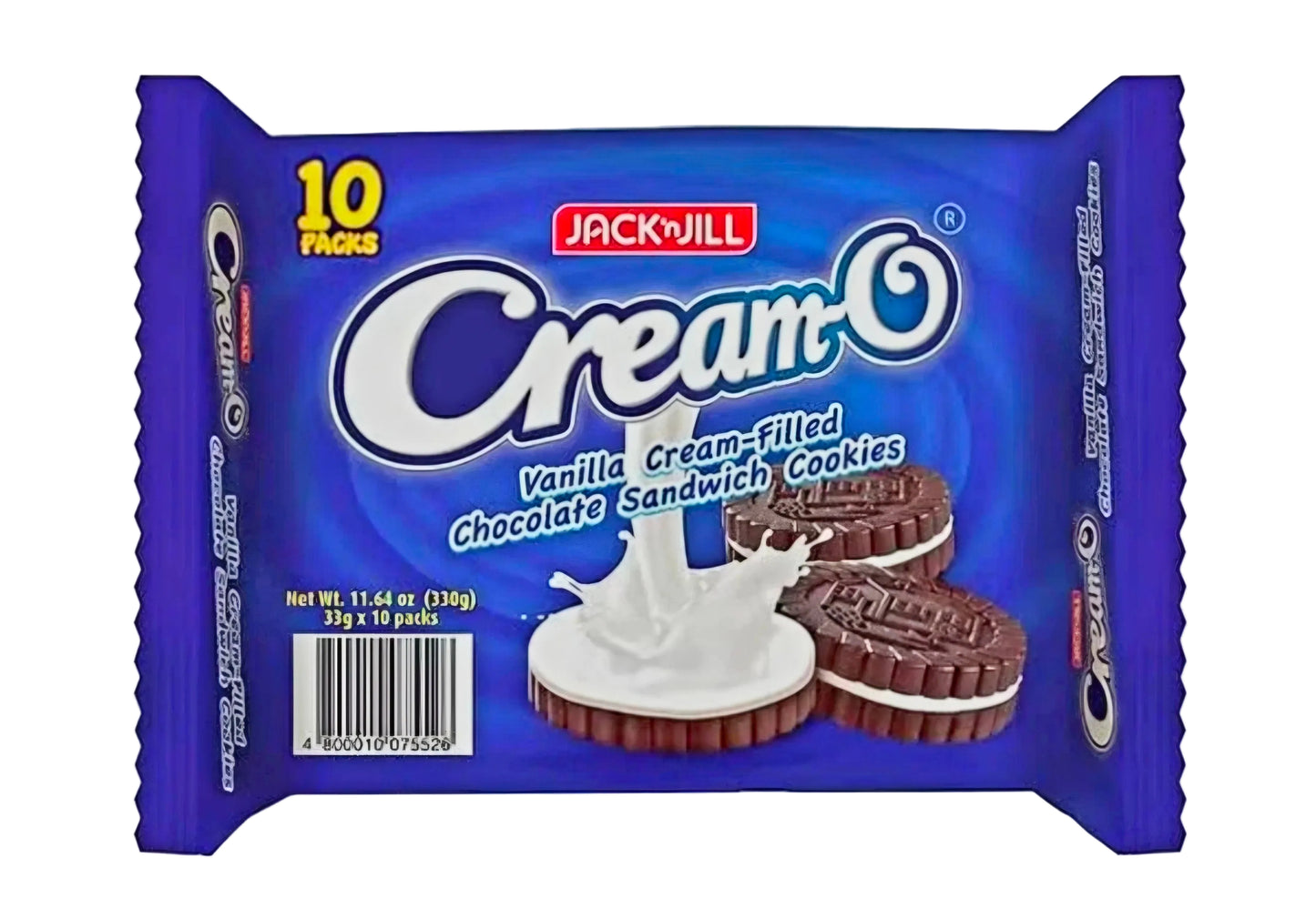 JACK&JILL CREAM-O VANILLA-FILLED COOKIES 30G×10 (14/04/27)