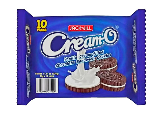 JACK&JILL CREAM-O VANILLA-FILLED COOKIES 30G×10 (14/04/27)