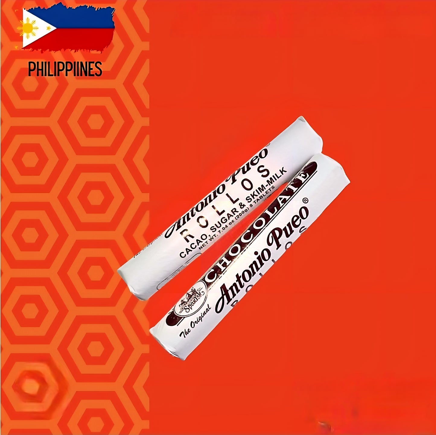 Antonio Pueo Rollos Chocolate Tablets 200g (TABLEYA)