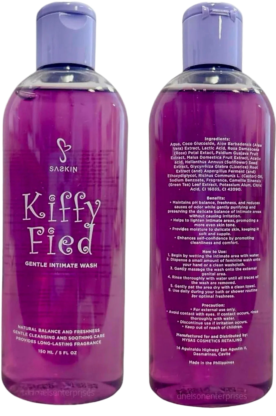 SASKIN Kiffy Fied Gentle Intimate Wash with Whitening 150ml