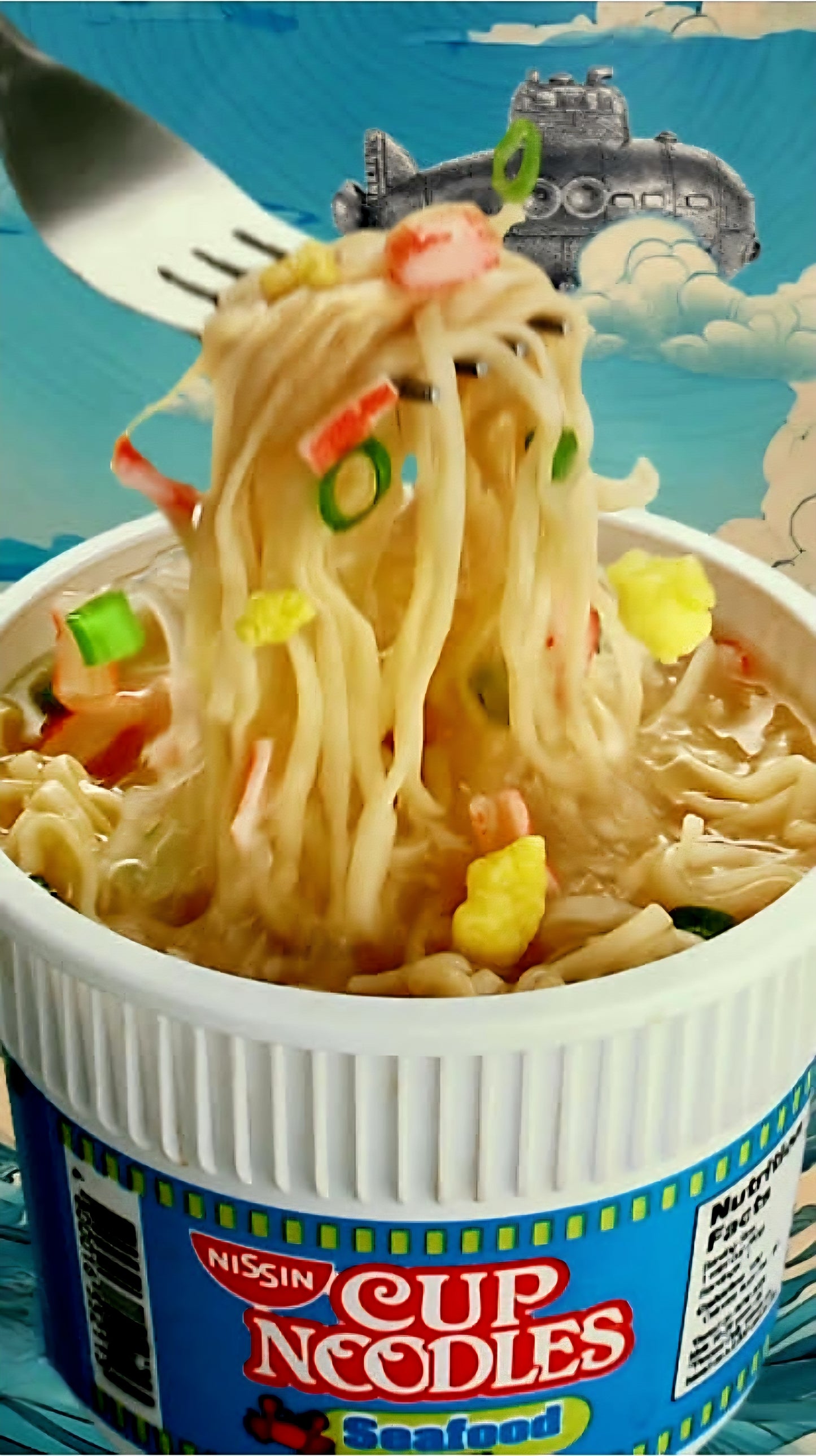 Nissin Cup Noodles SEAFOOD FLAVOR 60g