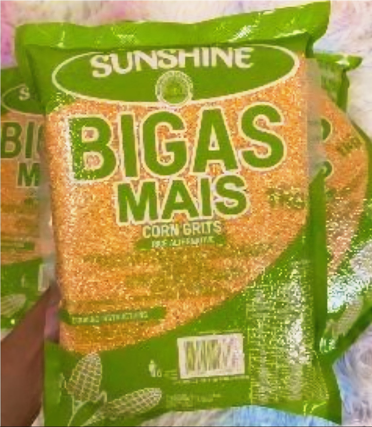 Sunshine MAIS BIGAS (Yellow) Corn Grits 1-KILO Bag