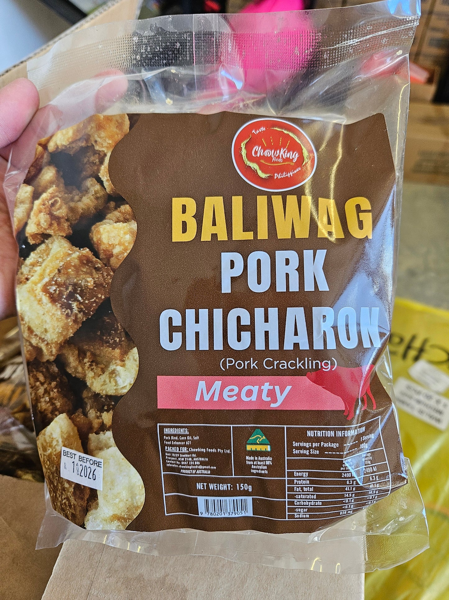BALIWAG Pork Chicharon MEATY 100g