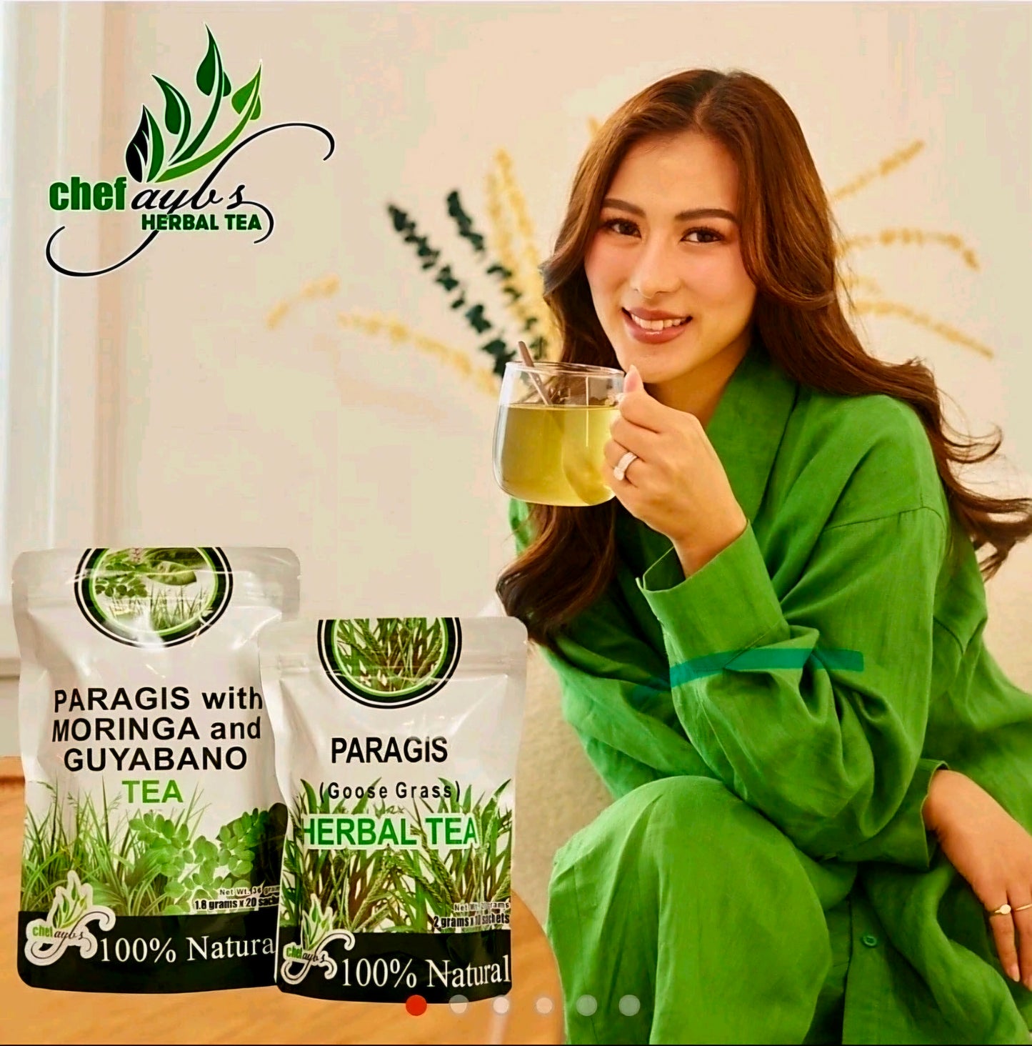 Chef Aybs PARAGIS with MORINGA & GUYABANO TEA 1.8g×20 Teabags