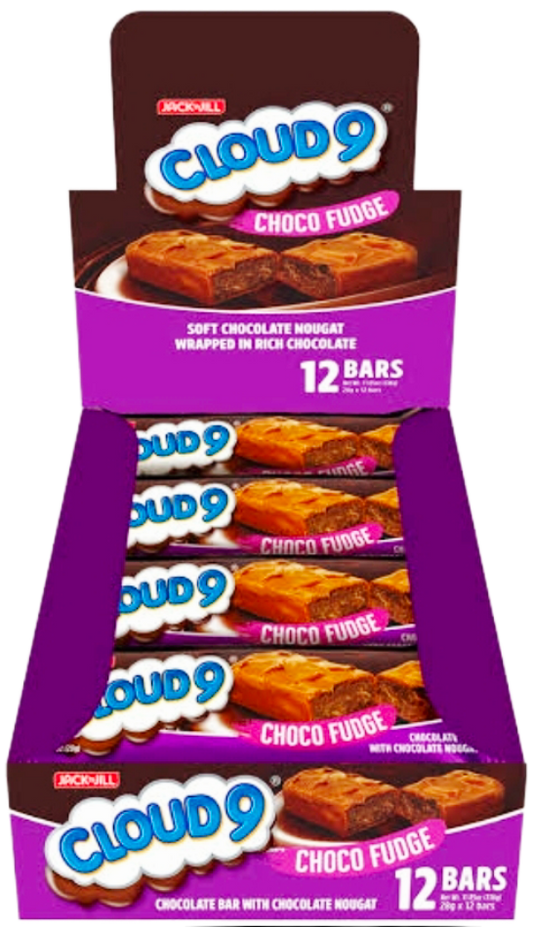 JACK&JILL CLOUD9 CHOCO FUDGE 28G×12-BARS (BOX)