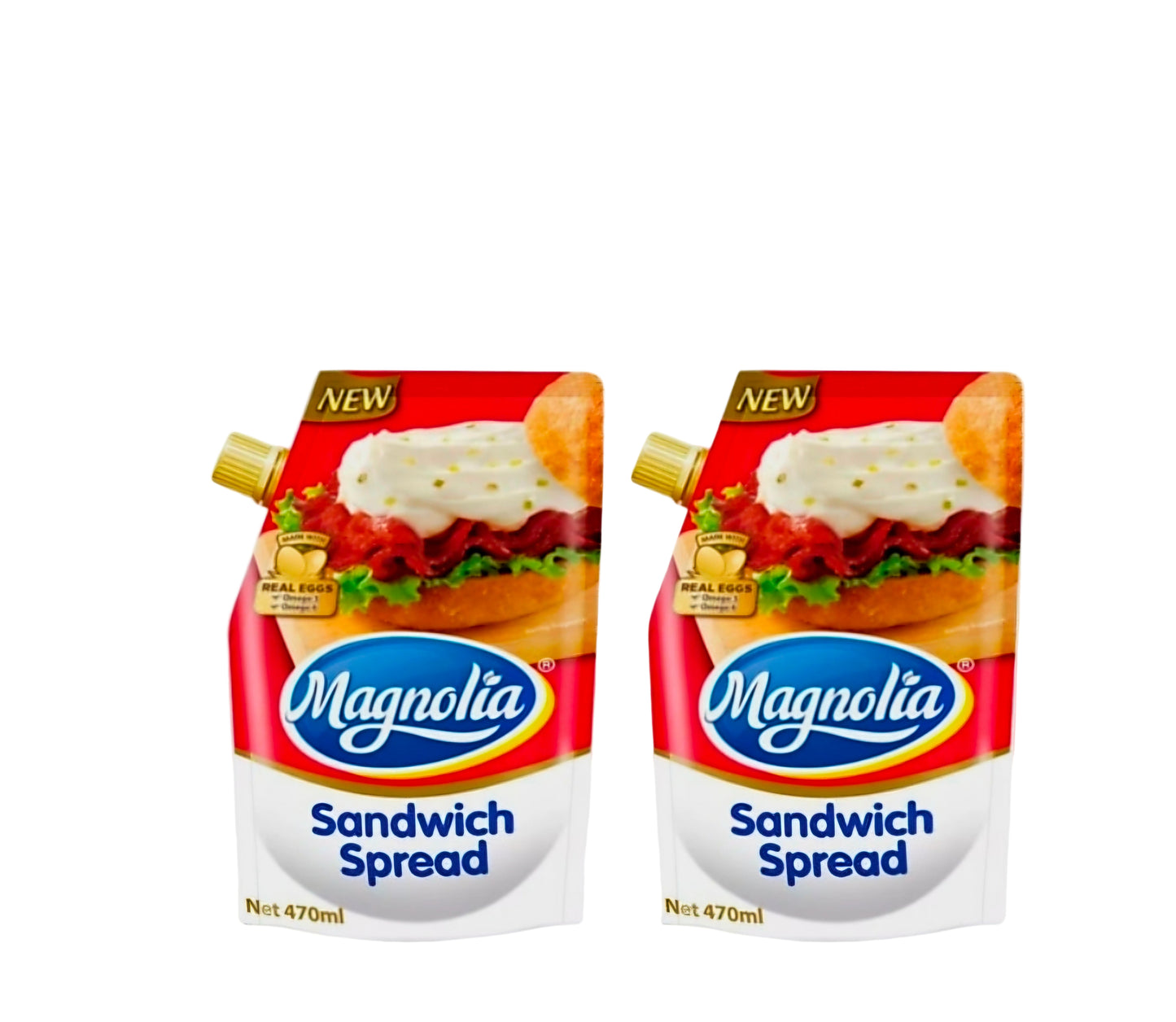 Magnolia SANDWICH SPREAD 470ml Large Pouch Resealable Cap
