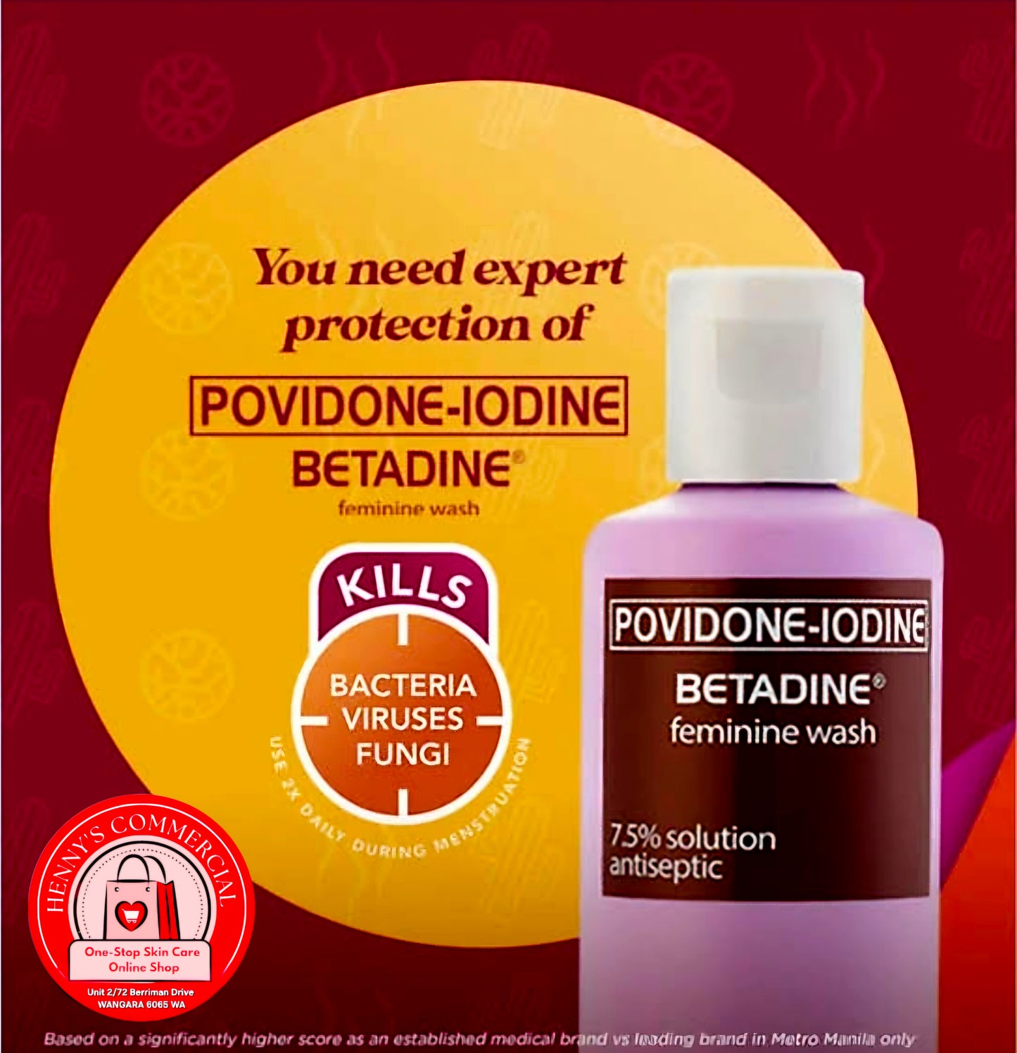 BETADINE FEMENINE WASH 50ML