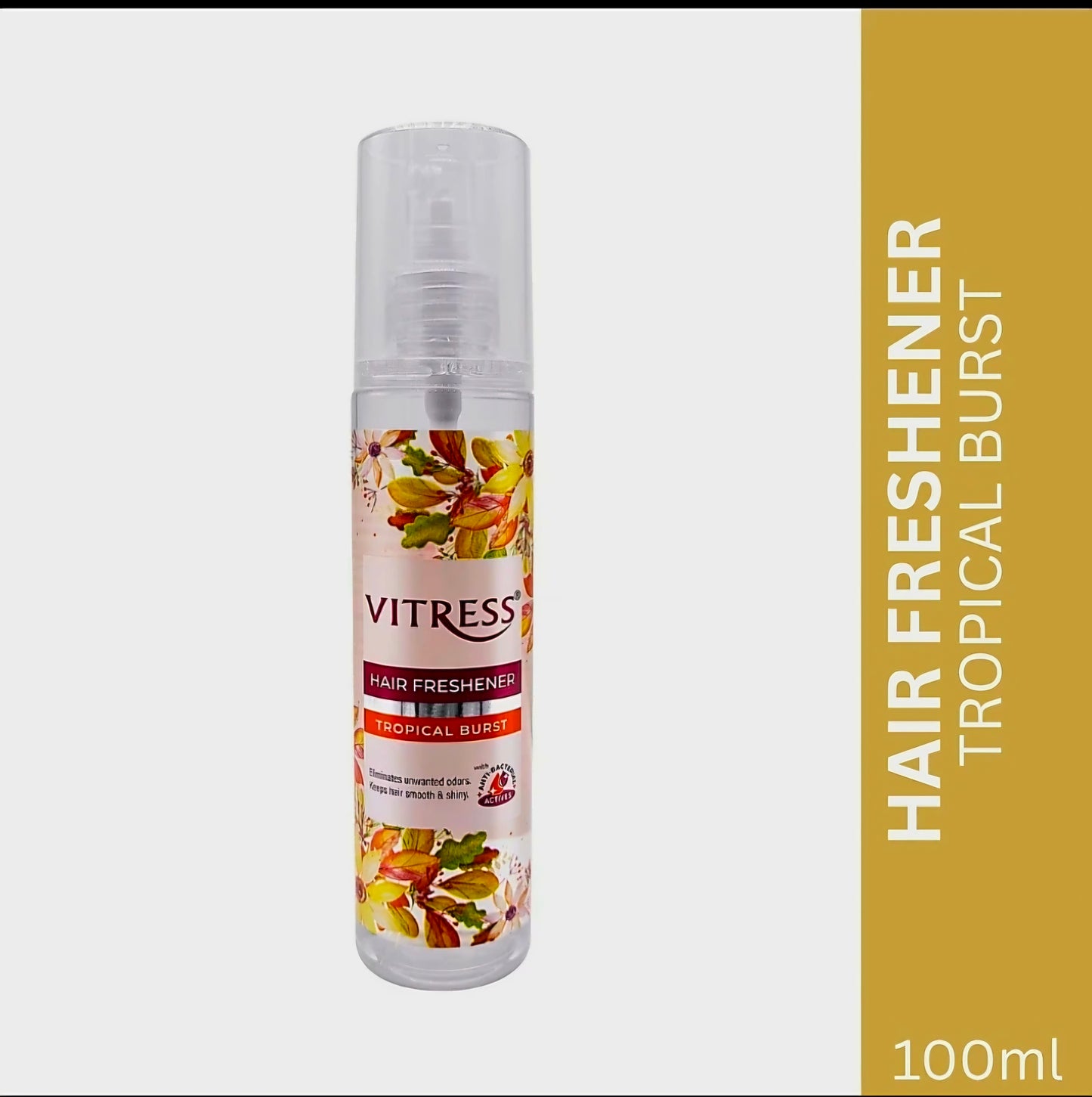 VITRESS Hair Freshener Spray TROPICAL BURST 100ml (Large Size)