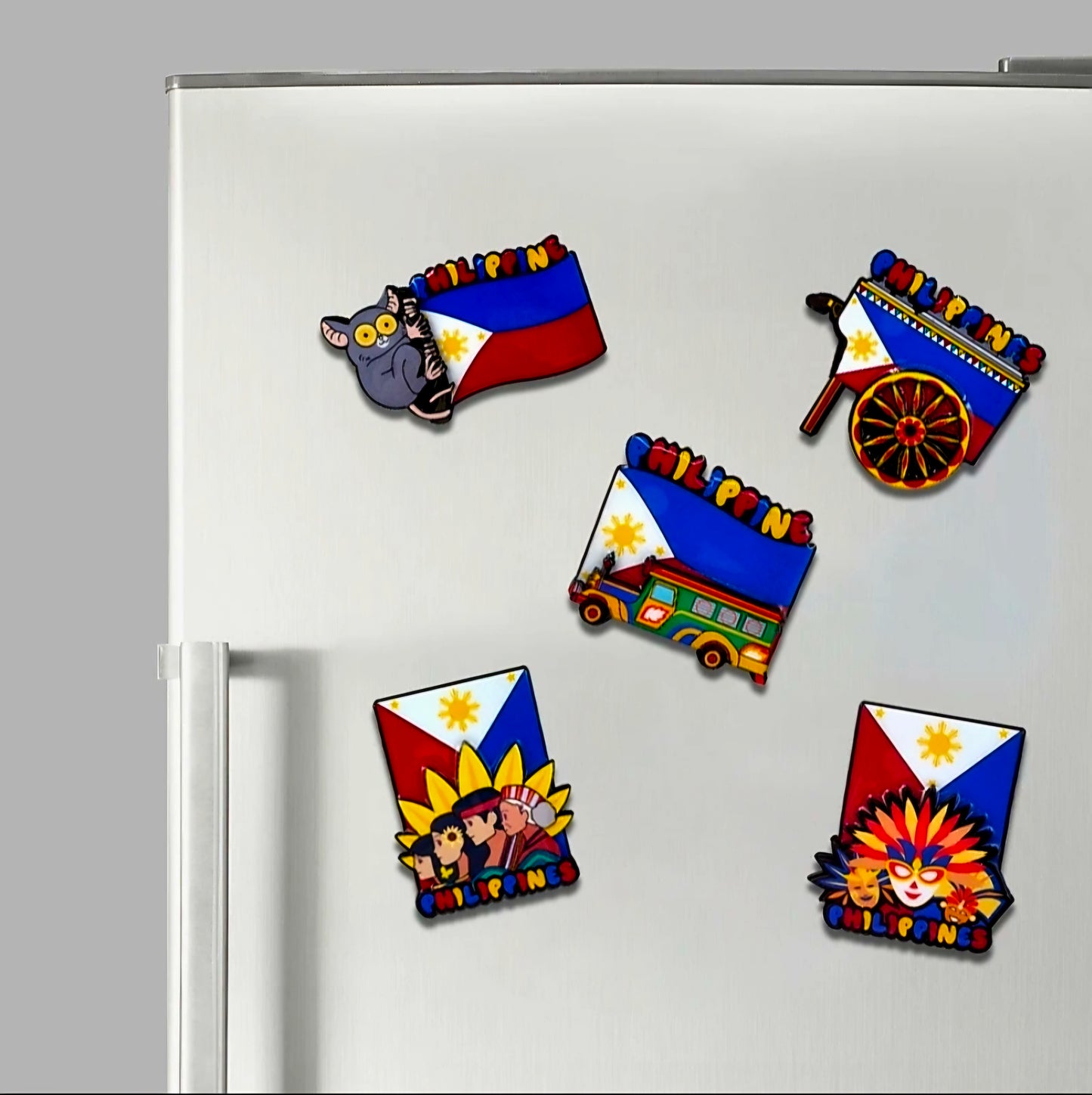 Ceramic Tile PHILIPPINE CULTURE Fridge Magnets (RANDOM DESIGNS)