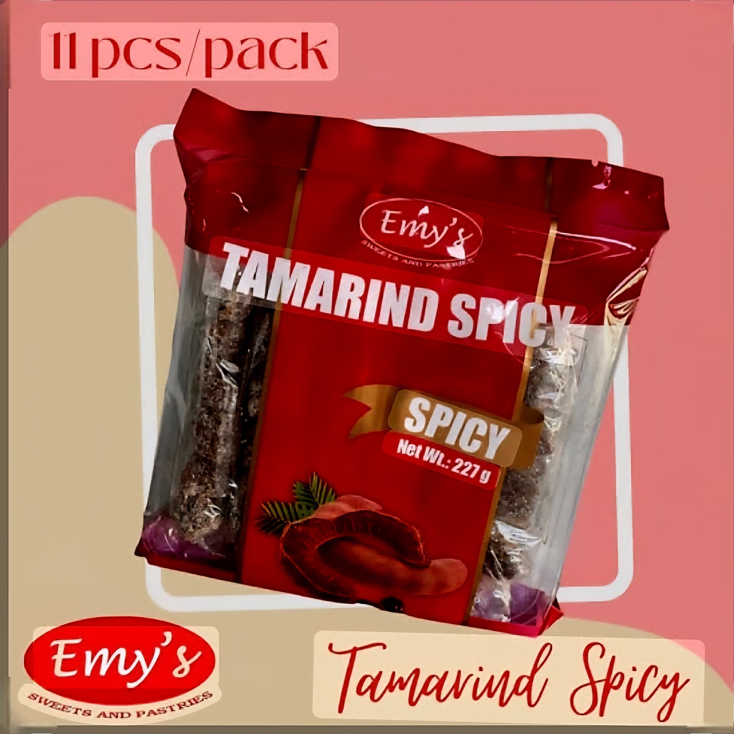 Emmy's SPICY TAMARIND Candy 227g (11pcs/Pack)
