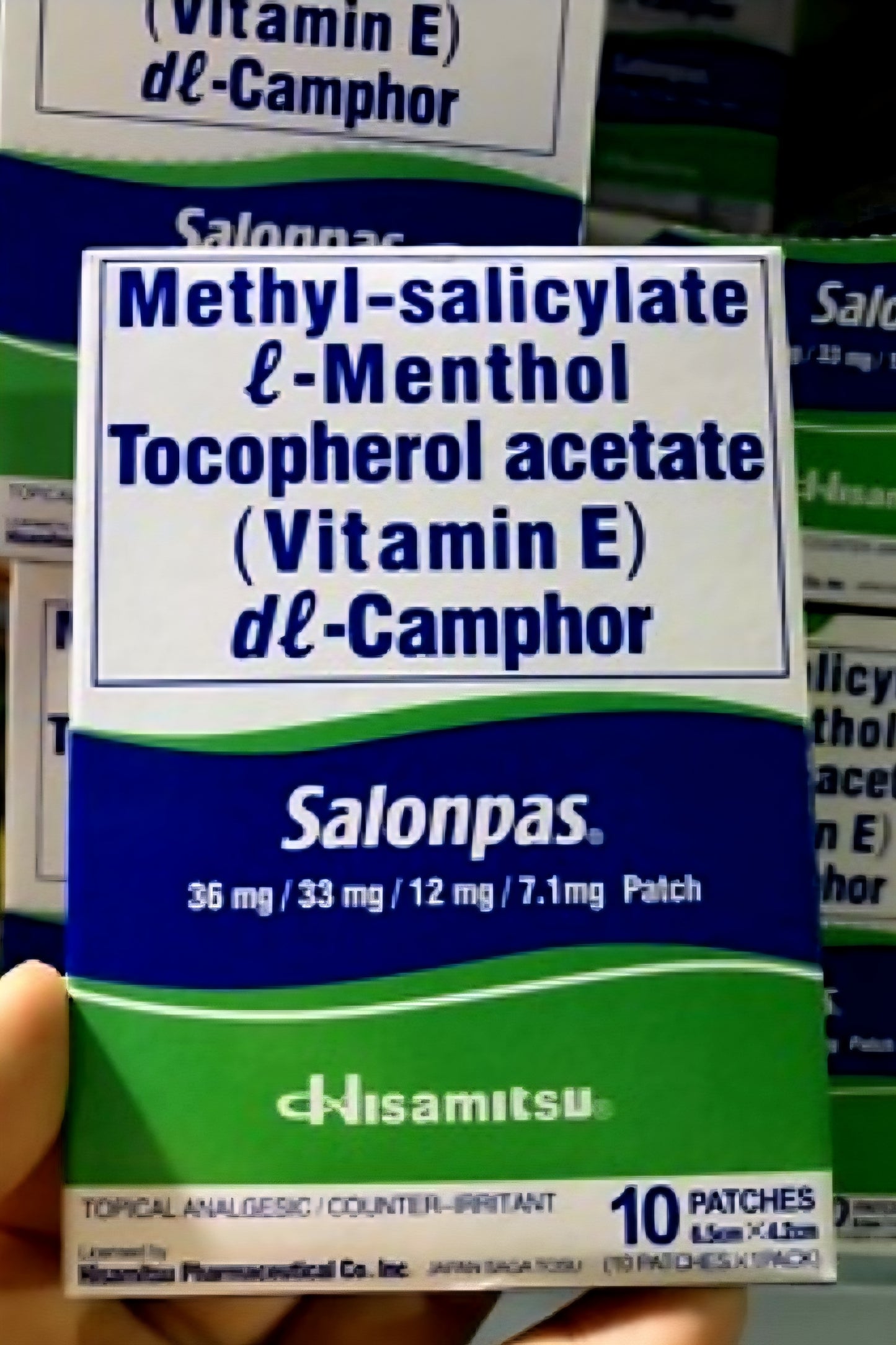 SALONPAS Topical  Patches 10patches