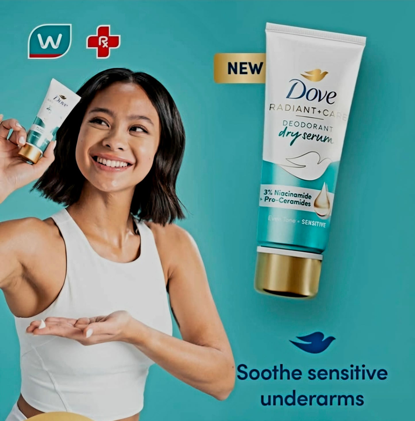 Dove Radiant Care DEODORANT DRY SERUM Even Tone + Sensetive 40ml