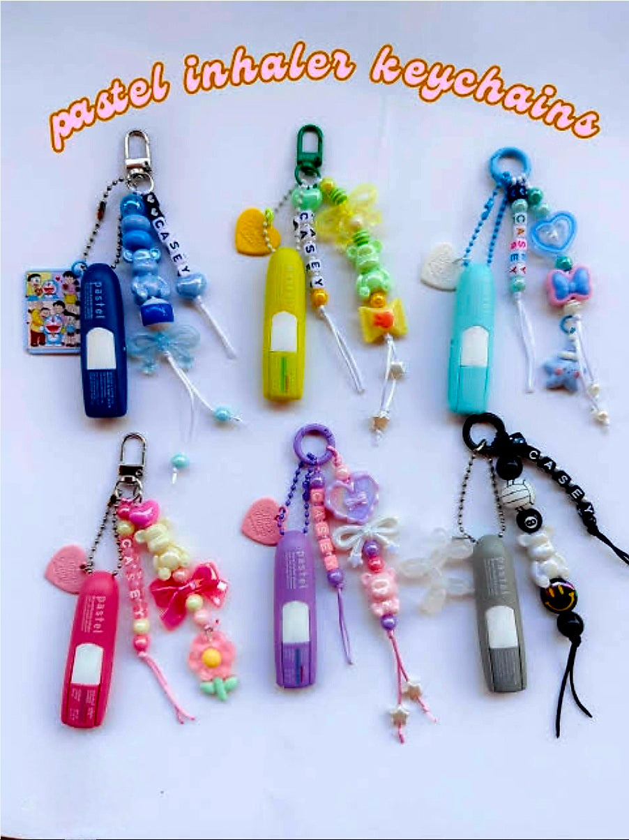 Thailand PASTEL INHALERS Customized Keycharms