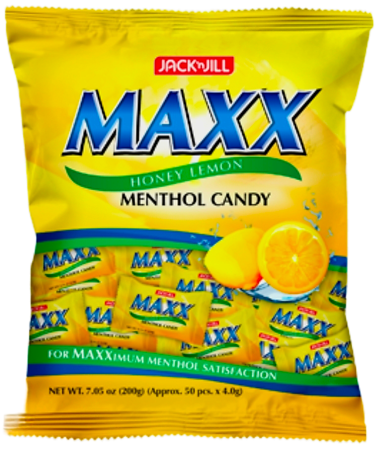 JACK&JILL MAXX HONEY LEMON MENTHOL CANDY 4G×50-PCS