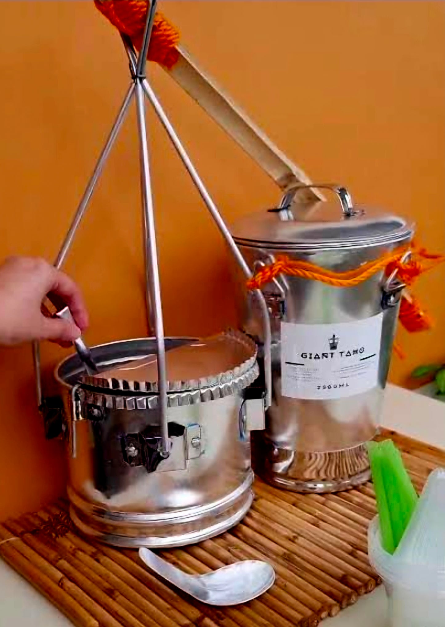 STAINLESS TAHO CONTAINER SET 3-LITRE (PARTY/CATERING USE)