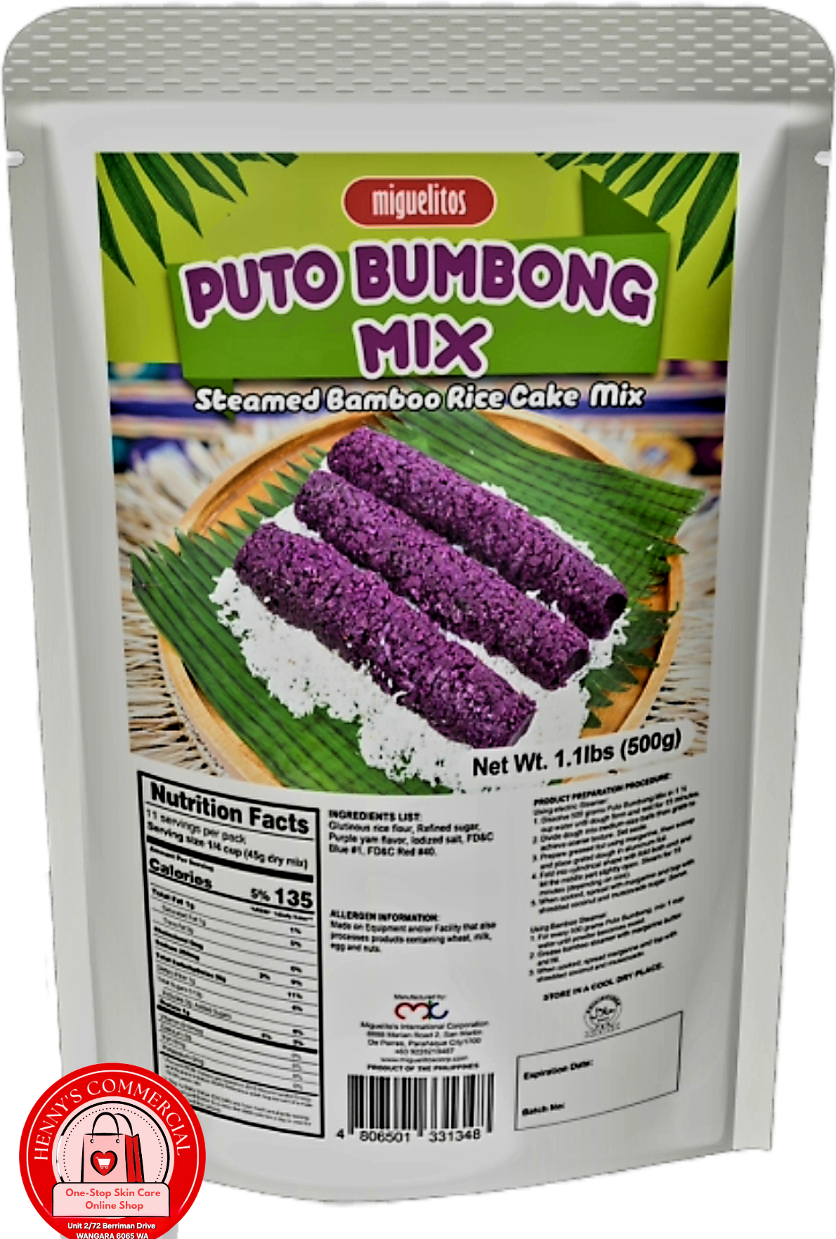 MIGUELITOS PUTO BUMBONG MIX 500G