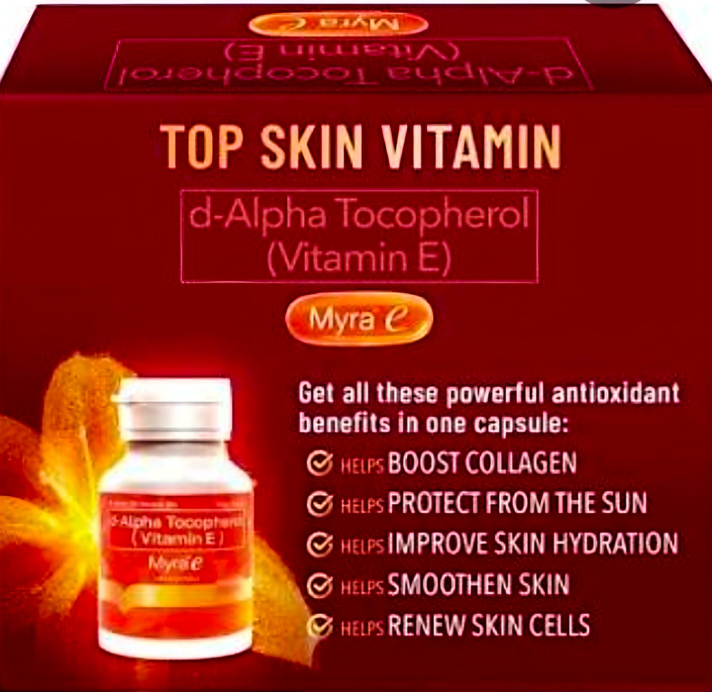 MYRA-E VITAMIN E  8-capsules STARTER PACK