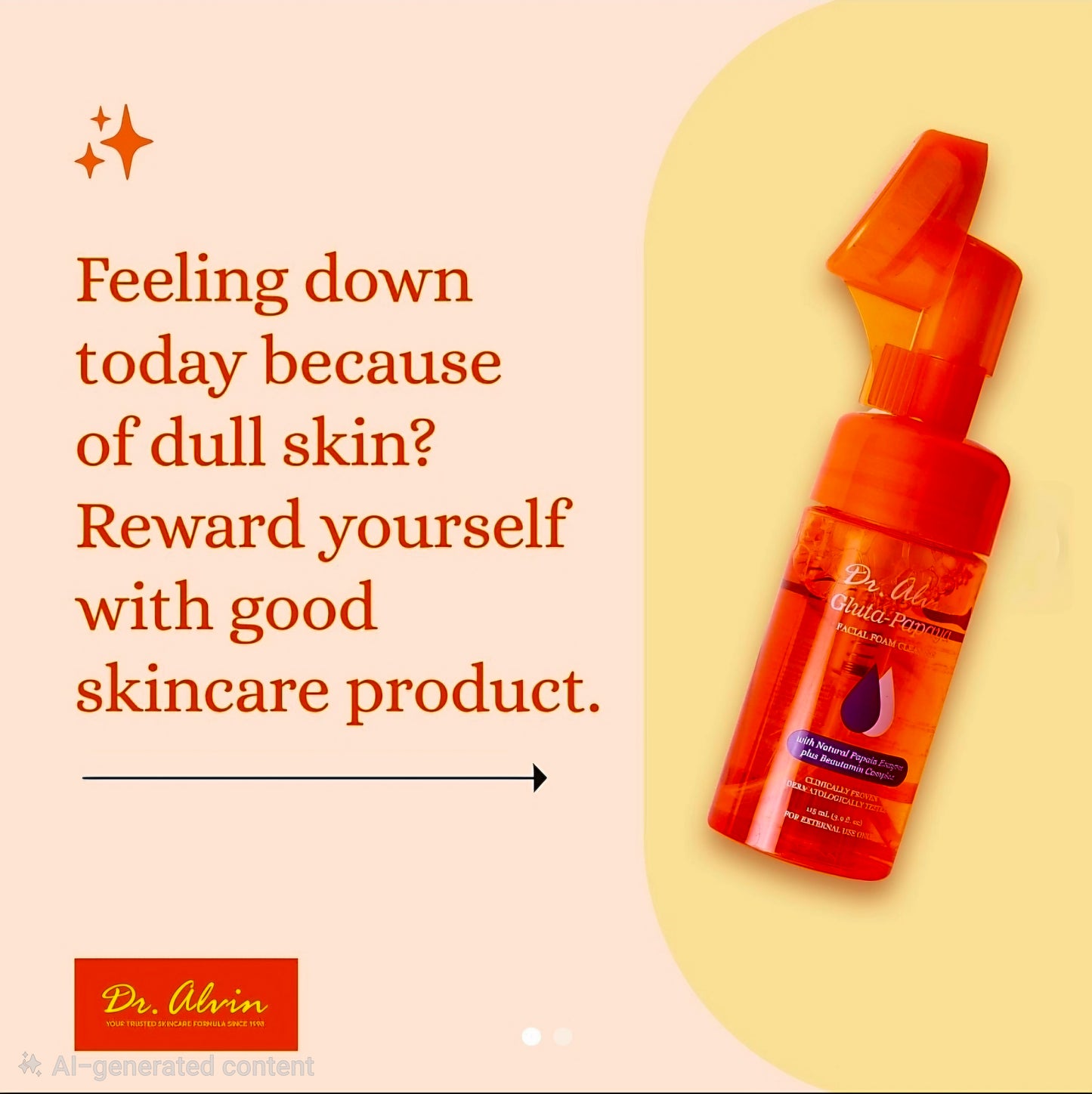 Dr.Alvin GLUTA PAPAYA Facial Foam Wash 115ml